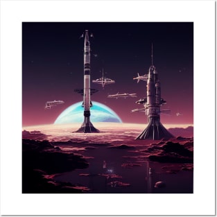 Interplanetary Spaceport Posters and Art